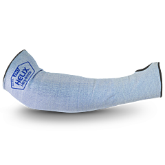 Hexarmor 2041-Xl Helix Cut Resistant 18" Sleeve W/Upper Arm Cuff Light Blue, Size X-Large