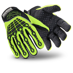 Hexarmor 4026-2X Chrome Series Gloves Level 5 Cut Resistant Black/Green, Size 2X-Large