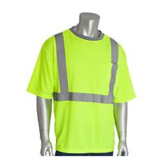 Pip 312-1200 Ansi Type R Class 2 Short Sleeve T-Shirt, Hi-Vis