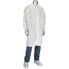 Uniform Technology Cfrzc-74Wh-5Pk White Frock With Raglan Sleeve And Knit Cuff