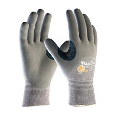 Pip 19-D475 Maxicut Gray Dyneema/Eng Yrn Shell, Gray 3/4 Nitrile Microfoam Grip,Class A4
