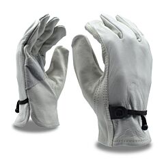 Cordova 8221L Gloves, Select Grain Cowhide Driver, Unlined, Ball & Tape Back, Keystone Thumb, Size Large