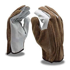 Cordova 8239L Gloves, Grain Driver, Split Brown Back, Unlined, Keystone Thumb, Size Large