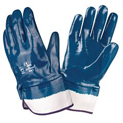 Cordova 6961M Gloves, Brawler Premium Dipped Nitrile, Fully Coated, Jersey Lined, Safety Cuff, Sanitized®, Size Medium