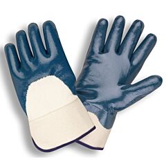 Cordova 6850-9 Gloves, Standard Dipped Nitrile, Palm Coated, Jersey Lined, Safety Cuff, Size 9