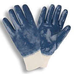 Cordova 6885S Gloves, Standard Dipped Nitrile, Fully Coated, Interlock Lined, Knit Wrist, Size Small
