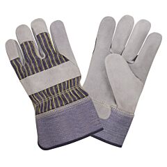 Cordova 7590Xxl Gloves, Side Split Leather Palm, Striped Back, Rubberized Safety Cuff, Aramid Sewn, Size 2X-Large
