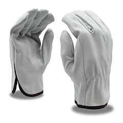 Cordova 8210Xs Gloves, Standard Grain Cowhide Driver, Unlined, Shirred Elastic Back, Keystone Thumb, Size X-Small