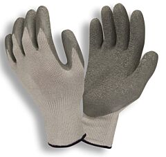 Cordova 3897Xl Gloves, Cor-Grip Iii 10-Gauge, Gray Poly/Cotton Shell, Gray Latex Palm Coating, Size X-Large