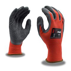 Cordova 3993M Gloves, Ion Flex 13-Gauge, Red Nylon Shell, Dark Gray Latex Palm Coating, Size Medium