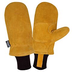 Cordova Fb300M Gloves, Freezebeater® Premium Russet Side Split Cowhide Mitten, Double Palm & Reinforced Crotch, C150 Thinsulate® Lined, Heavy Nylon Knit Wrist, Size Medium