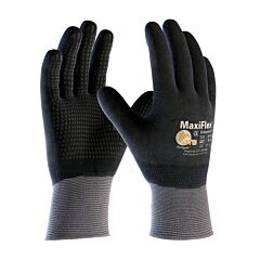 Maxiflex 34-846 Gloves, Endurance, 15G Nylon, Nitrile Coated Microfoam Grip On Full Hand, Micro Dot Palm, Class A3