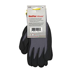 Pip 34-874T Maxiflex Ultimate, 15G Gray Nylon Shell, Black Nitrile Grip, Tagged, Class A3