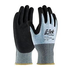 Pip 16-330 G-Tek Polykor, 13G Blue/White Shell, Dd Nitrile Microsurface Grip, Class A2