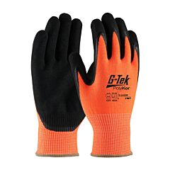 Pip 16-340Or G-Tek Polykor, Hv Orange 13G Shell, Dd Nitrile Microsurface Grip, Class A3