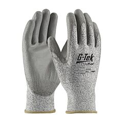 Pip 16-533 G-Tek Polykor, Economy, S&P 13G Seamless Knit, Gray Pu Smooth, Class A3