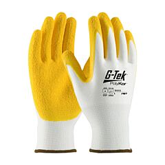 Pip 16-813 G-Tek Polykor, White 13G Shell, Yellow Latex Coat Crinkle Grip, Class A2