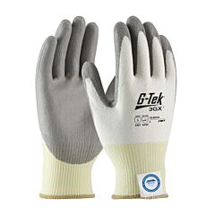 Pip 19-D310 G-Tek 3Gx Dyneema Diamond, 13G White Shell, Gray Pu Smooth Grip, Class A3