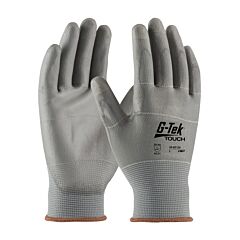 Pip 33-Gt125 G-Tek Touch, 13G Gray Nylon/Poly Shell, Gray Pu Coated, Touchscreen, Class A3