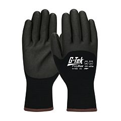 G-Tek 41-7322 Winter Gloves, Polykor, 13G Nylon W/ 7G Acrylic Liner, 3/4 Dip Pvc Foam, Class A2
