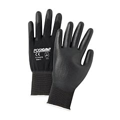 West Chester 713Sucb Cut Resistant Gloves, Posigrip, Black Nylon Shell, Black Coated Palm, Class A4