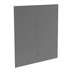 Durham 365-95 Hinged Door Set For 42″ High Bins, Gray