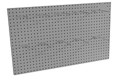 Durham 915-95 Pegboard Panel, Wall Mountable, Gray