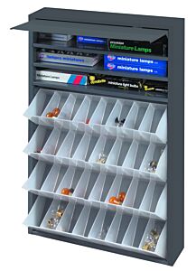 Durham 590-95 Dispensing Cabinet, 4 Trays, 28 Dividers