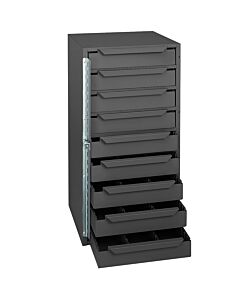 Durham 611-95 9 Drawer, Steel, Pad-Lockable Hinge