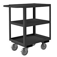 Durham Rsc-182435-3-Blu-95 Stock Cart, 3 Shelves, 18 X 24