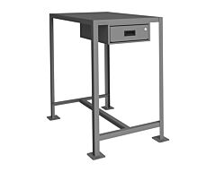 Durham Mtd244842-2K195 Mt Workbench, 1 Shelf, 1 Drawer, 24 X 48