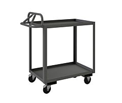 Durham Rsce-2448-2-5Po-95 Stock Cart, 2 Shelves, Ergonomic Handle