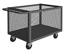 Durham 4St-Ex-2436-5Po-95 4 Sided Box Truck, Tubular Handle