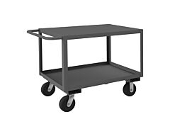 Durham Rsc-243630-2-Tld-6Po-95 Stock Cart, 2 Shelves, 24 X 36