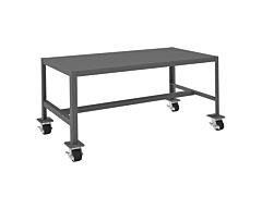 Durham Mtm244824-2K195 Mobile Mt Workbench, 1 Shelf, 24 X 48