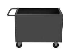 Durham 4St-Sm-2436-5Po-95 4 Sided Solid Box Truck, Tubular Handle