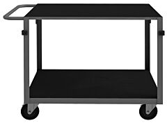 Durham Ic2436315Po95 Instrument Cart, 2 Flush Shelves