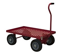 Durham 5Wtp-2436-Lu-10Spn-17T 5Th Wheel Truck, Perforated Red Deck
