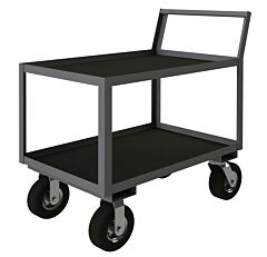 Durham Lic-2436-2-Alu-95 Instrument Cart, 2 Shelves