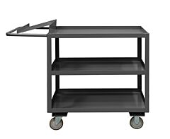 Durham Opc-1836-3-95 Order Picking Cart, 3 Shelves, 18 X 36