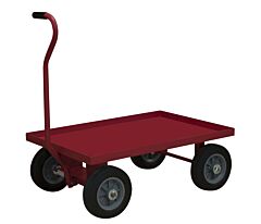 Durham 5Wt-2436-Lu-10Pn-17T 5Th Wheel Truck, (4) Rigid, Red