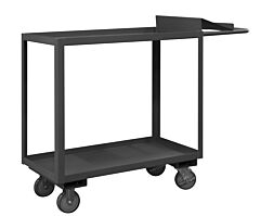 Durham Opc-2436-2-95 Order Picking Cart, 2 Shelves, 24 X 36