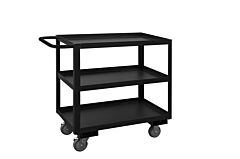 Durham Rsc-244833-3-4Pu-08T Stock Cart, 3 Shelves, 24 X 48