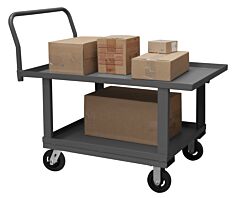 Durham Whptlu24486Mr95 Platform Truck, 2 Shelves, 24 X 48