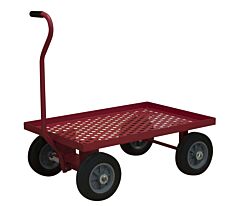Durham 5Wtp-2436-Lu-10Pn-17T 5Th Wheel Truck, Perforated Red Deck