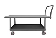 Durham Whpt30605Pu95 Platform Truck, 2 Shelves, 30 X 60