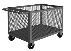 Durham 4St-Ex-2436-6Mr-95 4 Sided Box Truck, Tubular Handle