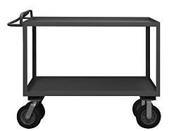 Durham Rsce-2430-2-8Spn-95 Stock Cart, 2 Shelves, Ergonomic Handle