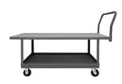 Durham Whpt30605Ph95 Platform Truck, 2 Shelves, 30 X 60