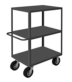 Durham Ricnm-243645-3-95 Instrument Cart, 3 Flush Shelves
